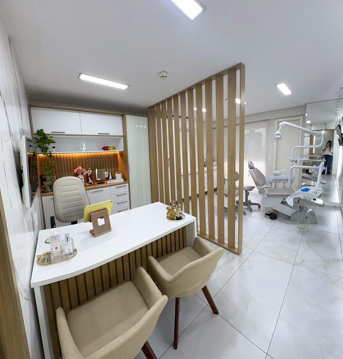 Sala de planejamento digital da AMP Odontologia